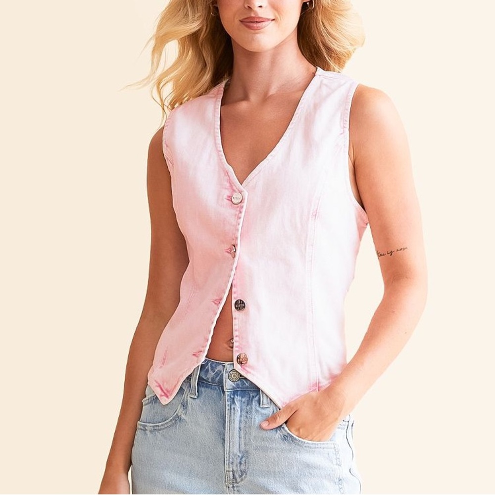 Denim Stretch Vest